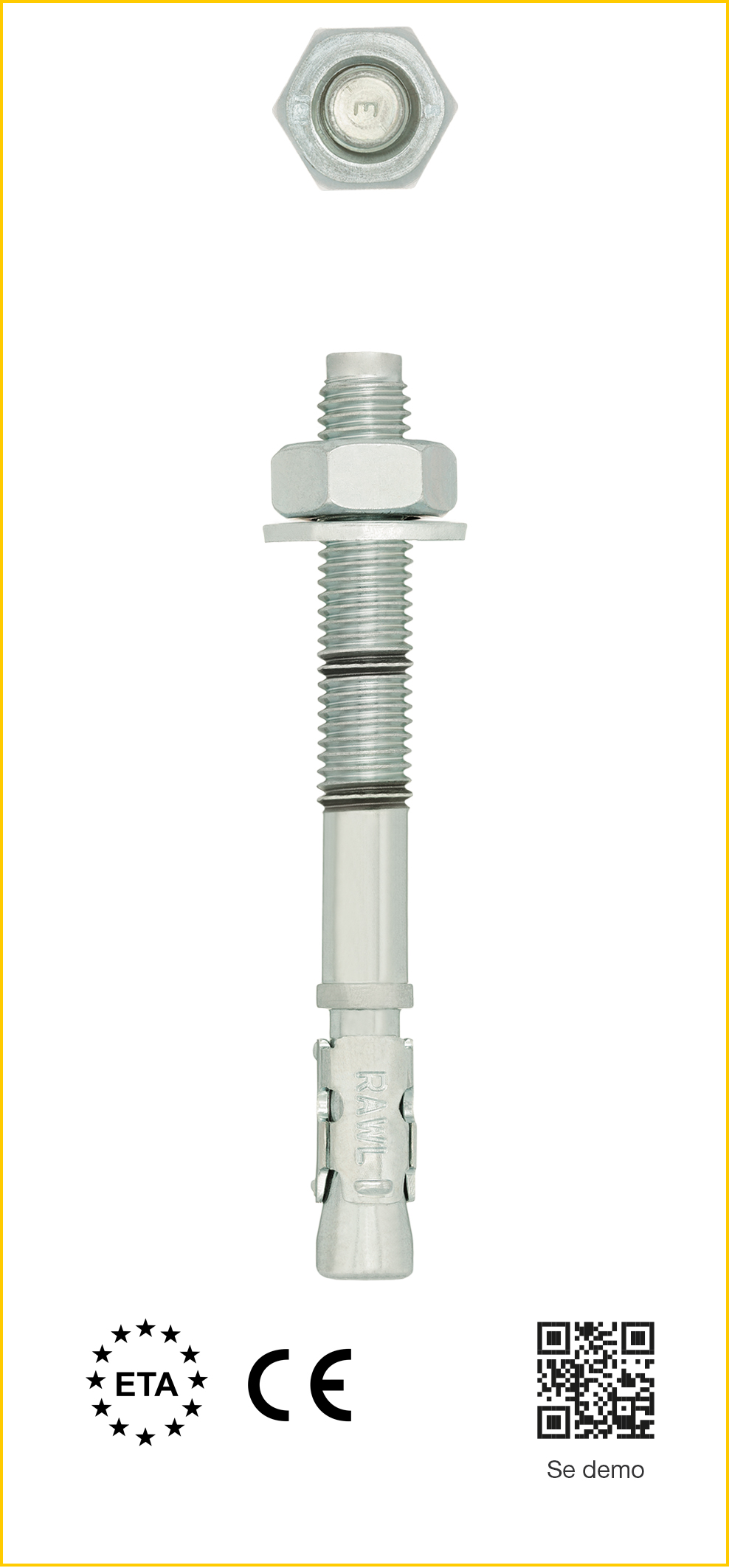 EKSPANSJONSBOLT RAWLPLUG R-XPT ELFORSINKET, Option 7